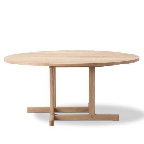 BM80 Shaker soffbord, runt av Børge Mogensen - Ek / olie - Jacobsen Plus