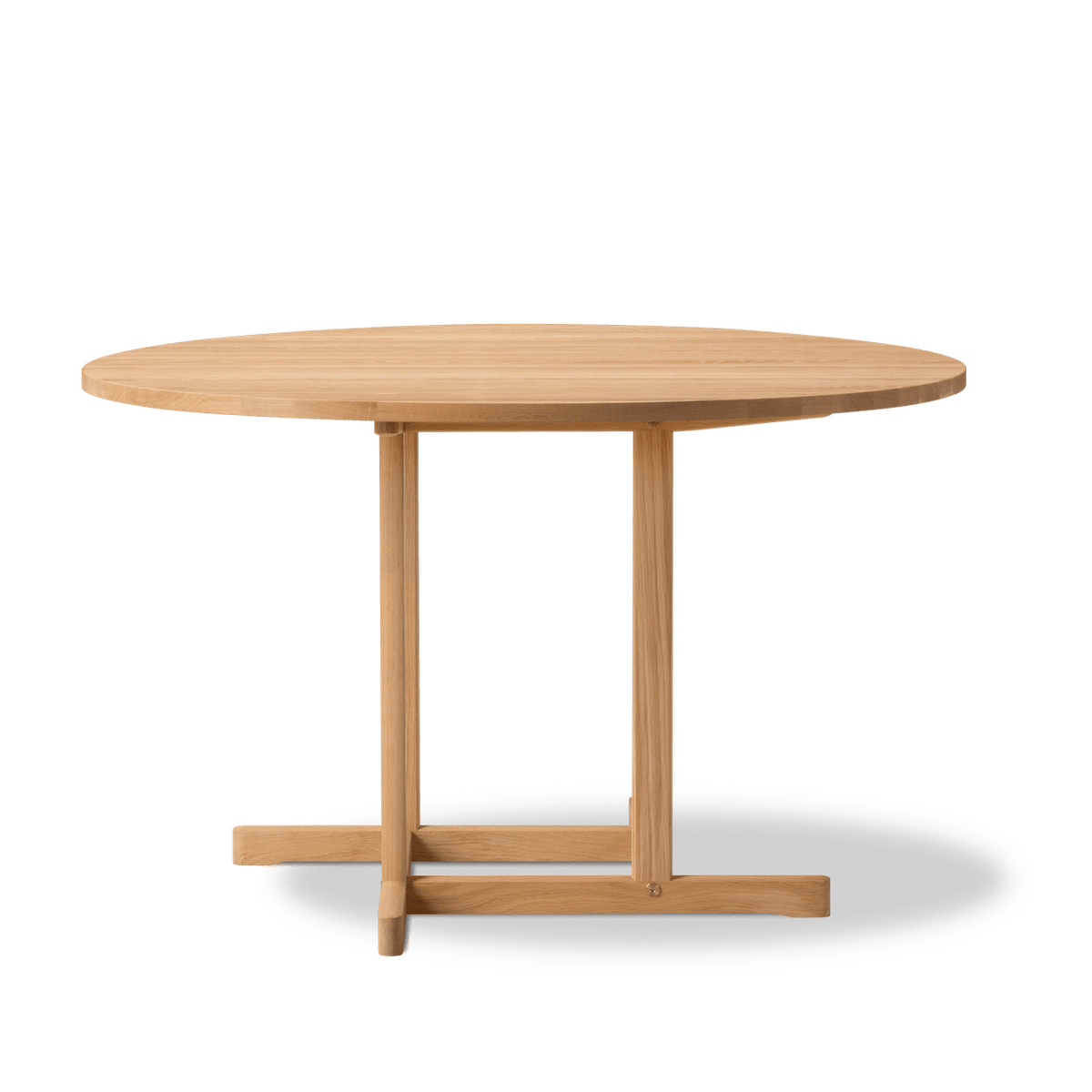 BM80 Shaker matbord, runt av Børge Mogensen - Ek / olie - Jacobsen Plus