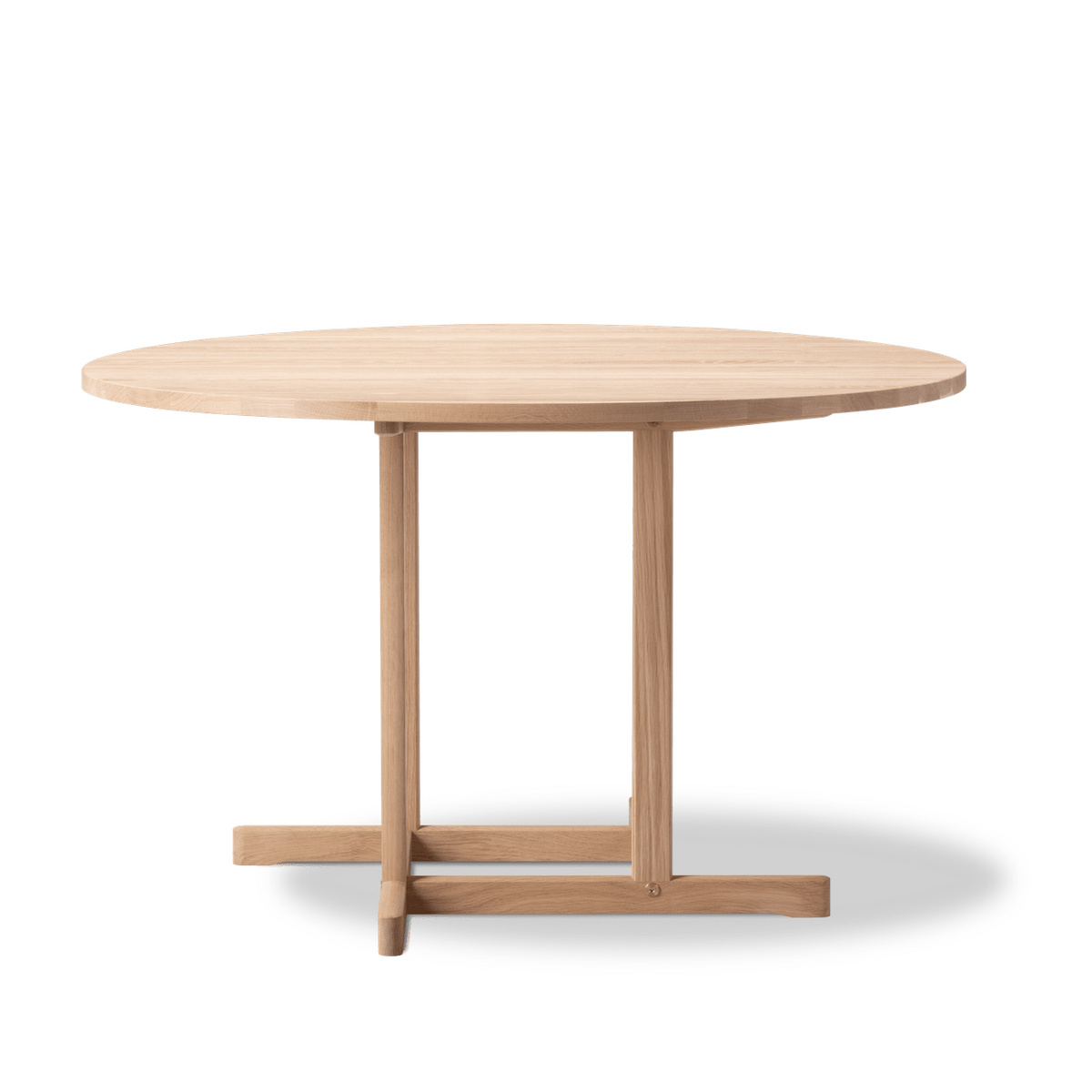 BM80 Shaker matbord, runt av Børge Mogensen - Ek / sæbe - Jacobsen Plus