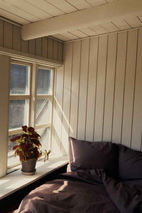 Bongusta - Percale sängkläder, 140x200/60x63 cm, Kaffe - 3 - Jacobsen Plus