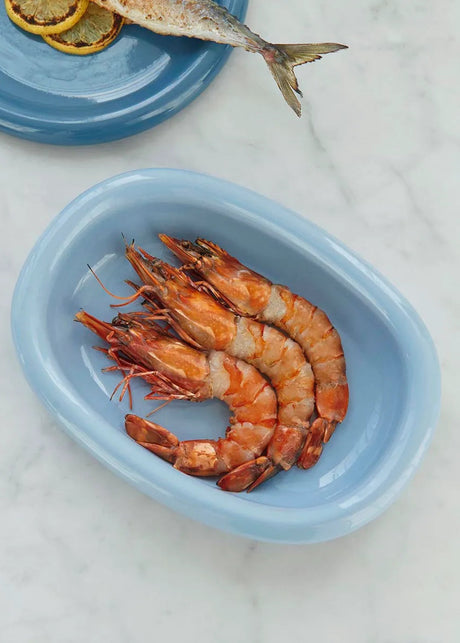 Barro ovalt fat, litet från Hay - Light blue - Jacobsen Plus