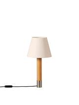Básica M1 Bordslampa från Santa and Cole - White linen / Nickel - Jacobsen Plus