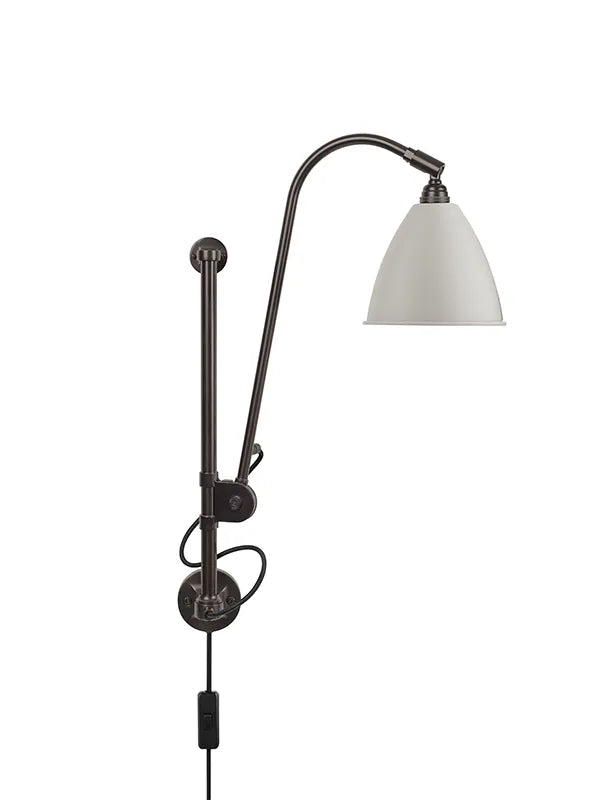 Bestlite BL5 Vägglampa från GUBI - Classic White - Black Brass - Jacobsen Plus