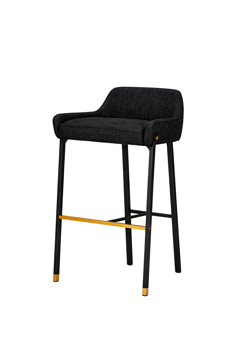Blink Bar Stool SH750 Main Line Lin 28 Svart sand/guld från Stellar Works