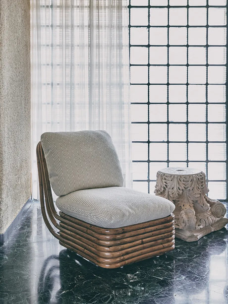 Bohemian 72 Lounge Chair från GUBI - Dedar Chevron 002 - Jacobsen Plus
