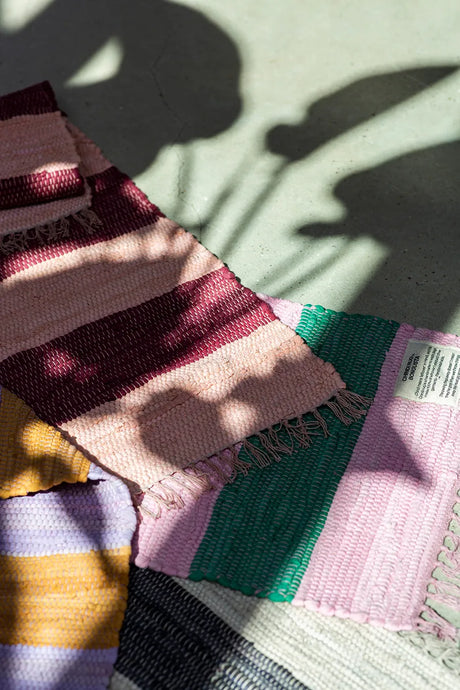 Chindi matta, 60x90 cm från Bongusta - Wine & Peach - Jacobsen Plus