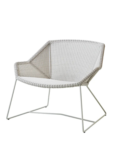 Breeze Loungestol från Cane-line - Black / Ingen dyna - Jacobsen Plus
