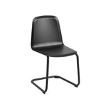 Muuto - Brink stol, konsolburen base - Svart sits - Svart stel - Jacobsen Plus