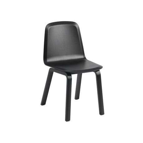 Muuto - Brink stol, träbas - Svart sits - Svart stel - Jacobsen Plus
