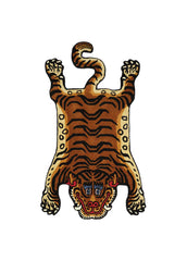 Burma Tiger-matta, stor från Bongusta