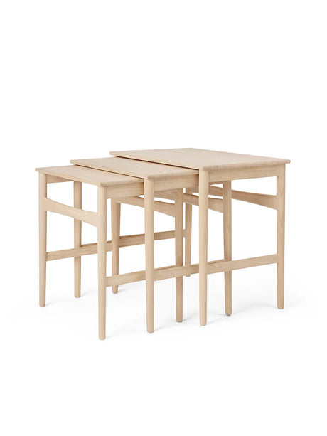 CH004 Nesting Tables från Carl Hansen & Søn - Ek olie - Jacobsen Plus