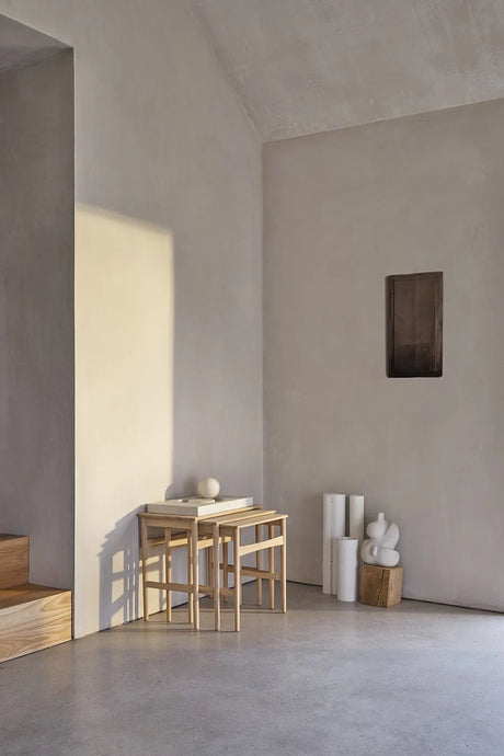 CH004 Nesting Tables från Carl Hansen & Søn - Ek olie - Jacobsen Plus