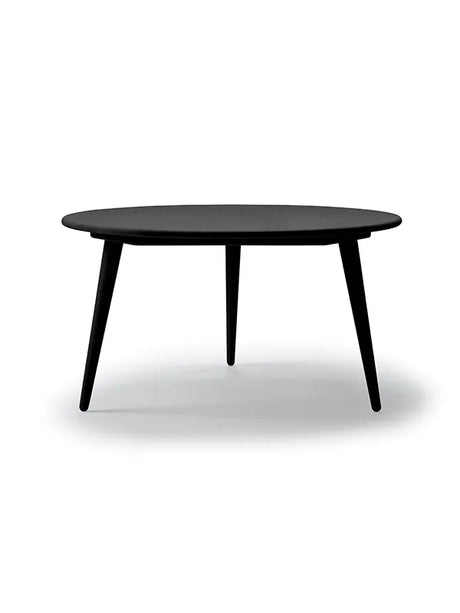CH008 Soffbord från Carl Hansen & Søn - Ø: 78 x H: 44 cm / Ek / Svart - Jacobsen Plus