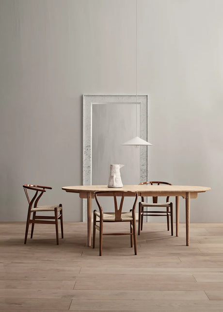 Iläggsskiva till CH338/CH339-bord av Hans J. Wegner - MDF / Svart - Jacobsen Plus