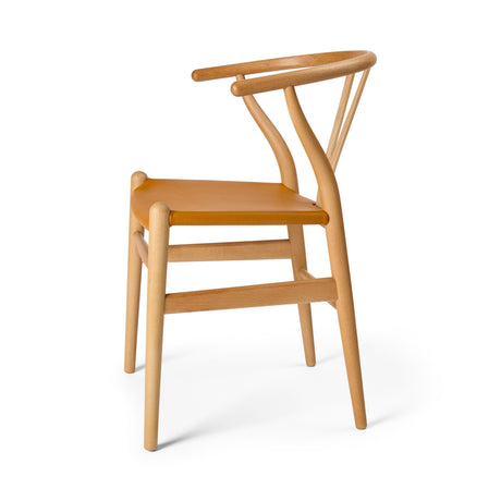 Y-stol CH24P, bok oljad med Loke 7050-läder av Hans J. Wegner - 3 - Jacobsen Plus