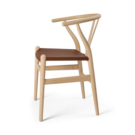 Y-stol CH24P, Ek såpad med Loke 7060 läder av Hans J. Wegner - 5 - Jacobsen Plus