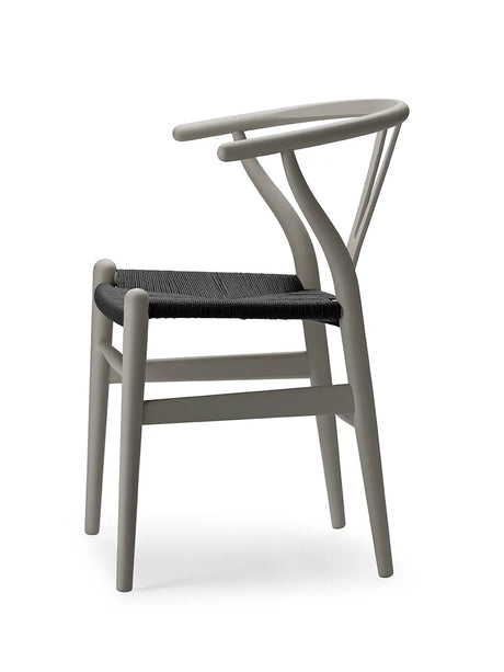 Y-stol CH24 Soft Clay med svart flätverk av Hans J. Wegner - 3 - Jacobsen Plus