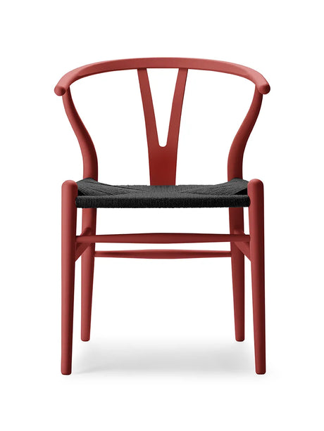 Y-stol CH24 Soft Falu med svart flätning av Hans J. Wegner - Jacobsen Plus