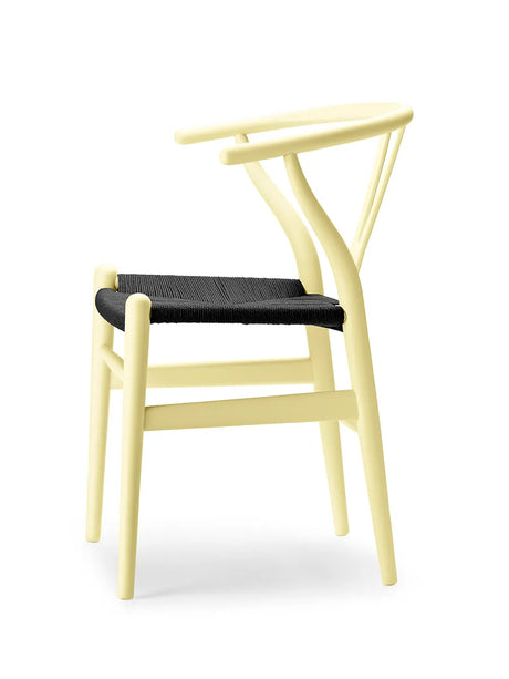 Y-stol CH24 Soft Hollyhock med svart flätning av Hans J. Wegner - 3 - Jacobsen Plus