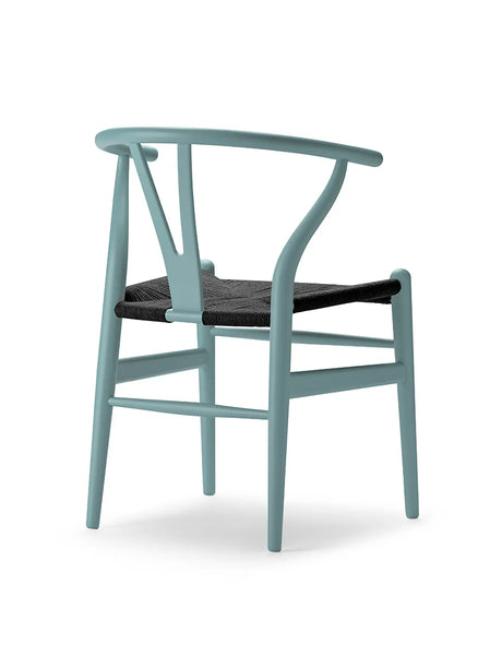 Y-stol CH24 Soft Pewter med svart flätning av Hans J. Wegner - 2 - Jacobsen Plus