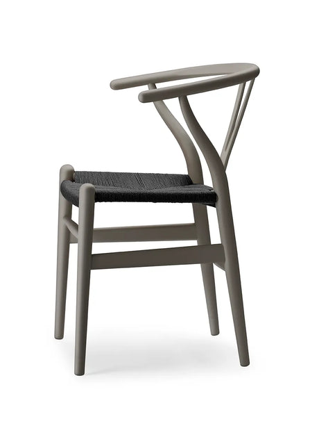 Y-stol CH24 Soft Slate med svart flätning av Hans J. Wegner - 3 - Jacobsen Plus