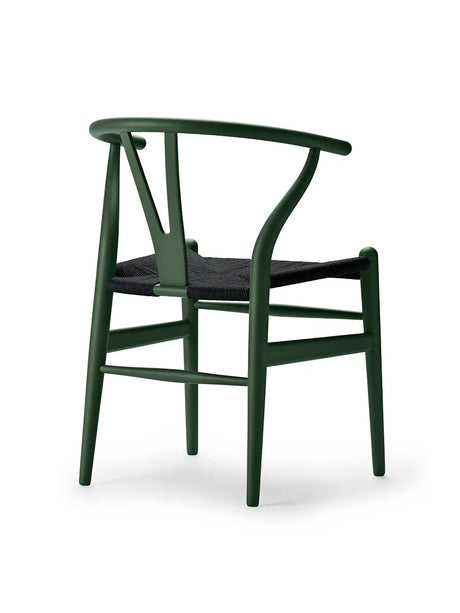 Y-stol CH24 Soft Green med svart flätning av Hans J. Wegner - 2 - Jacobsen Plus