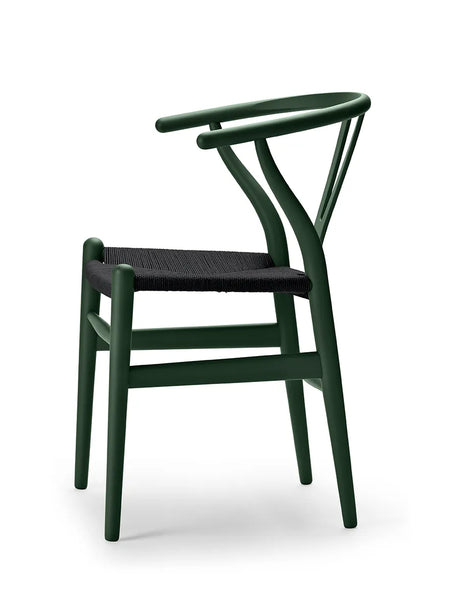 Y-stol CH24 Soft Green med svart flätning av Hans J. Wegner - 3 - Jacobsen Plus