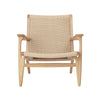 CH25 Loungestol, ekolja av Hans J. Wegner