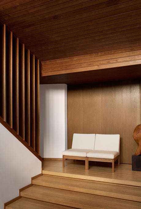 CH280M Soffmodul, mittsektion av Hans J. Wegner - Oljad eg - Vidar 1511 - Jacobsen Plus