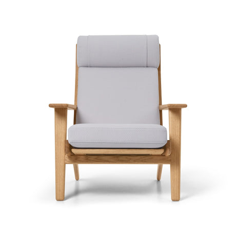 CH291 loungestol av Hans J. Wegner - Oljad eg - Serpentine 0118 - Jacobsen Plus