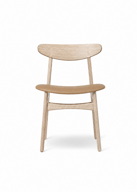 CH30P Stol, såpbehandlad ek, Thor 325-läder av Hans J. Wegner - Jacobsen Plus