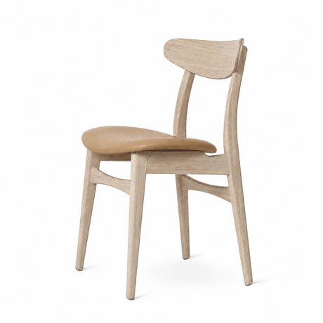 CH30P Stol, såpbehandlad ek, Thor 325-läder av Hans J. Wegner - 2 - Jacobsen Plus