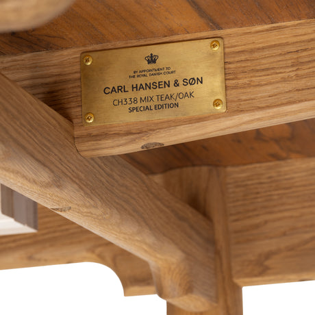 CH338 Matbord, Teak Mix Special Edition inkl. 1 tilläggsskiva från Carl Hansen & Søn - 5 - Jacobsen Plus
