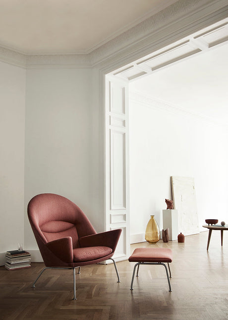 CH468 Oculus-stol av Hans J. Wegner - Textil: Mood 1101 - Jacobsen Plus