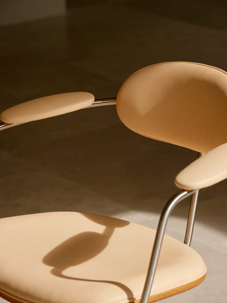 CH621 Swivel Stol, oljad ek av Hans J. Wegner - Läder / Sif 90 - Jacobsen Plus