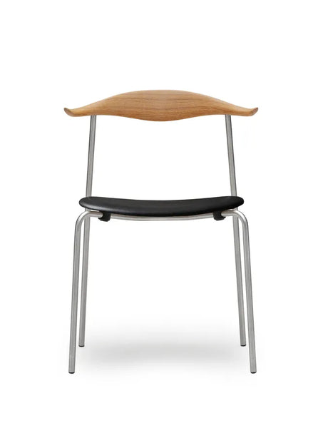 CH88 Stol av Hans J. Wegner - Bok-stofgruppe 1 / Såpa / Rostfri stål - Jacobsen Plus