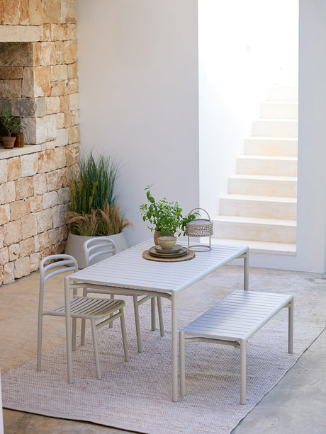 Bliss Utomhus Soffbord/Bänk från Cane-line - Sand - Jacobsen Plus