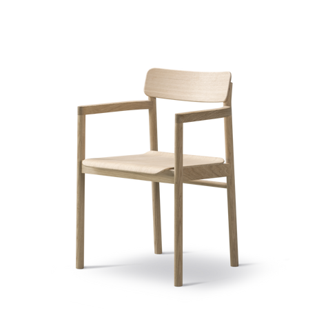 Post Matbordstol, ek lack från Fredericia Furniture - 2 - Jacobsen Plus