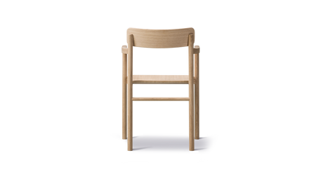 Post Matbordstol, ek lack från Fredericia Furniture - 5 - Jacobsen Plus