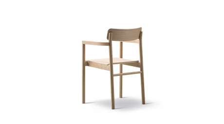 Post Matbordstol, ek lack från Fredericia Furniture - 4 - Jacobsen Plus
