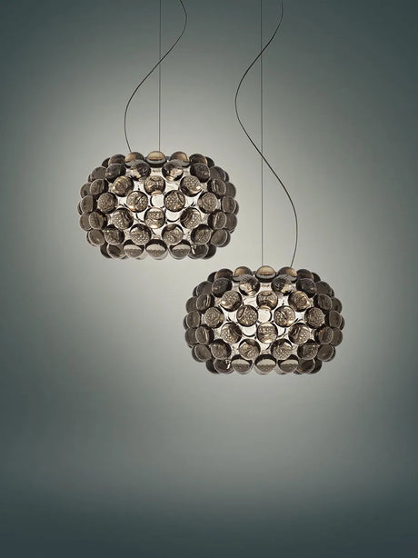 Caboche Plus Piccola LED-pendellampa från Foscarini - Grå - Jacobsen Plus