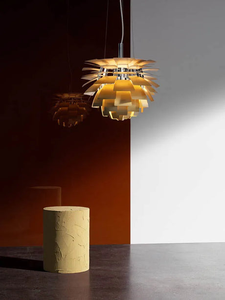 PH Artichoke i mässing från Louis Poulsen - Ø 480 mm / Halolux (E27) - Jacobsen Plus
