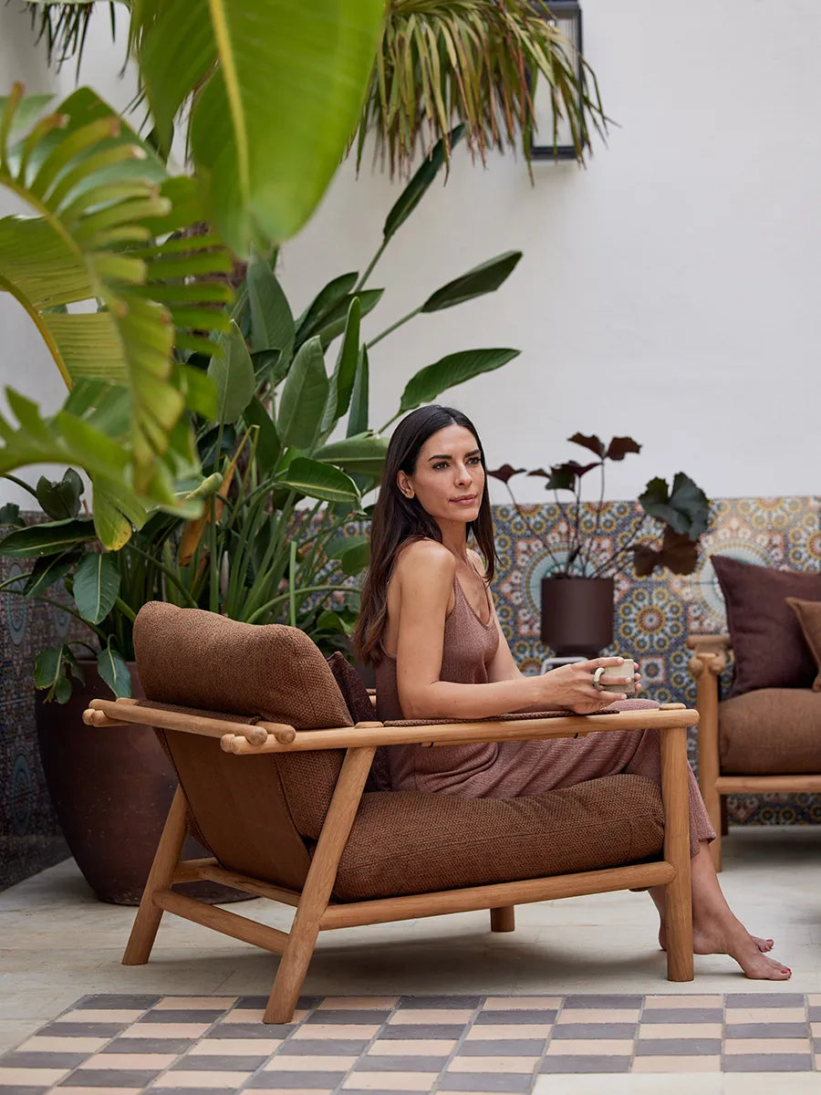 Sticks Loungestol, teak från Cane-line - 3 - Jacobsen Plus