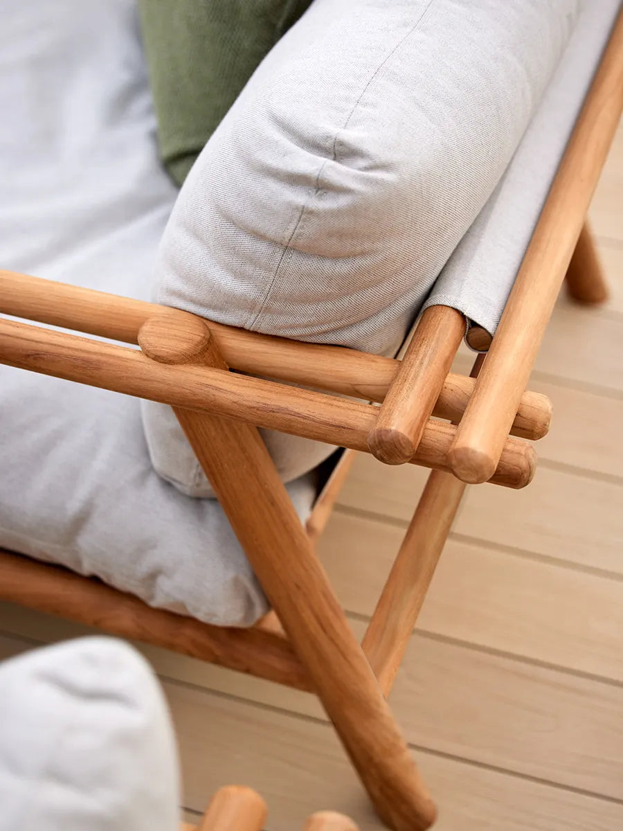 Sticks Loungestol, teak från Cane-line - 4 - Jacobsen Plus