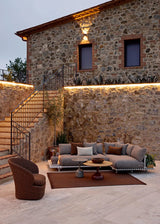 Coast Loungestol med. Swivel, umberbrun från Cane-line - 2 - Jacobsen Plus