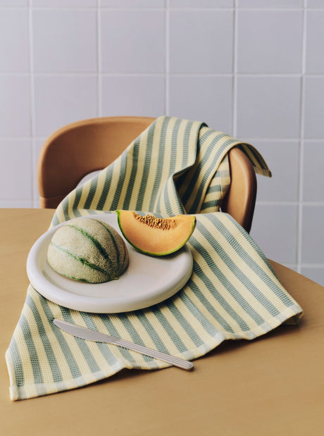 HAY Canteen diskhandduk - Green and yellow - Jacobsen Plus