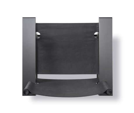 The Canvas Chair, svartlackerad ek svart canvas av Børge Mogensen - 5 - Jacobsen Plus
