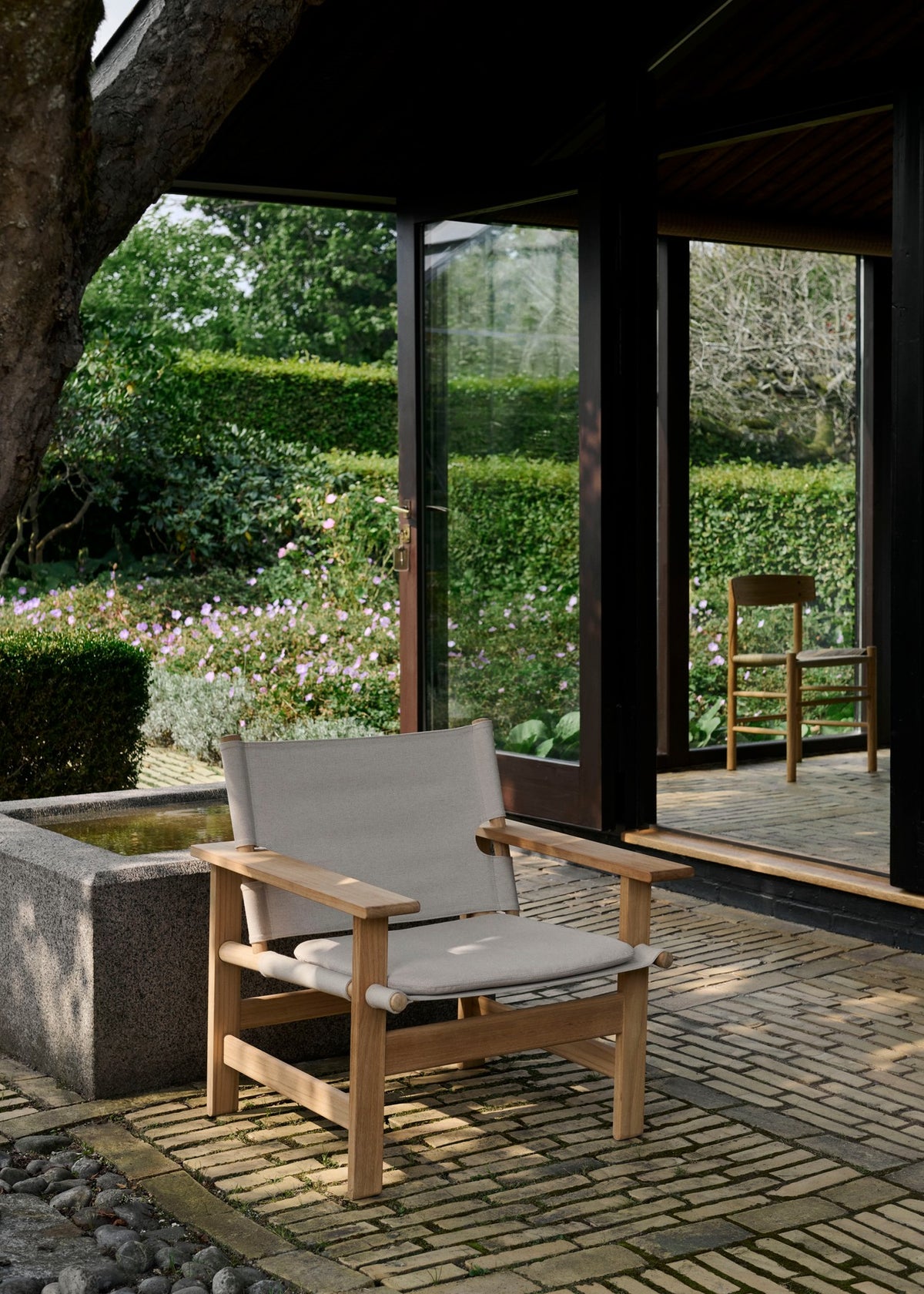 The Canvas Chair utomhusloungestol av Børge Mogensen - 18 - Jacobsen Plus