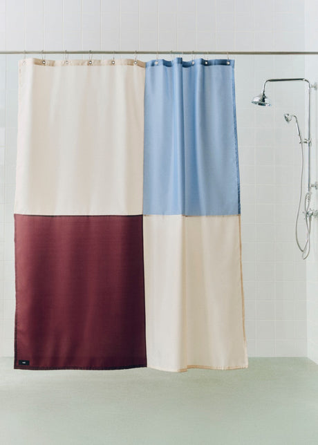 Check duschdraperi från Hay - Burgundy - Jacobsen Plus