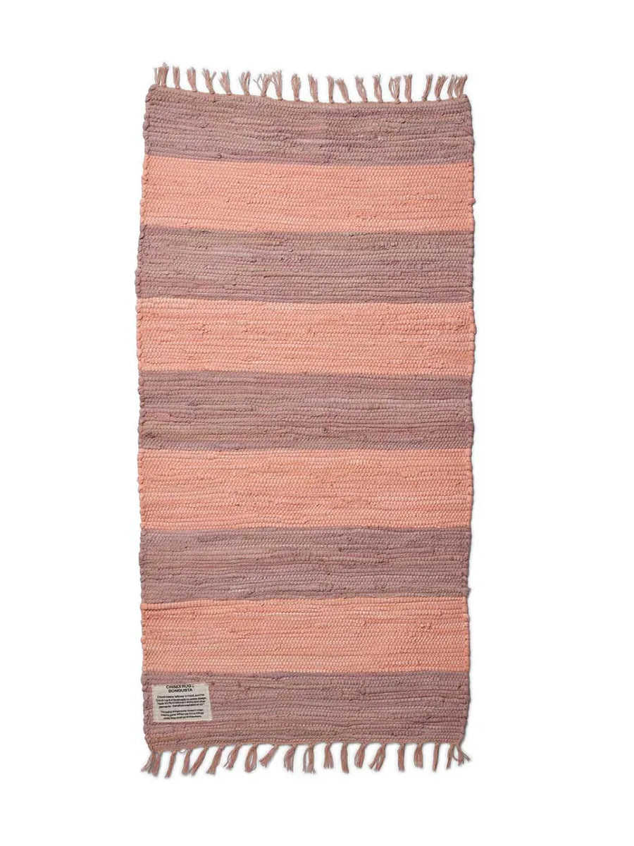 Chindi matta, 60x120 cm från Bongusta - Tropicana ash ros - Jacobsen Plus